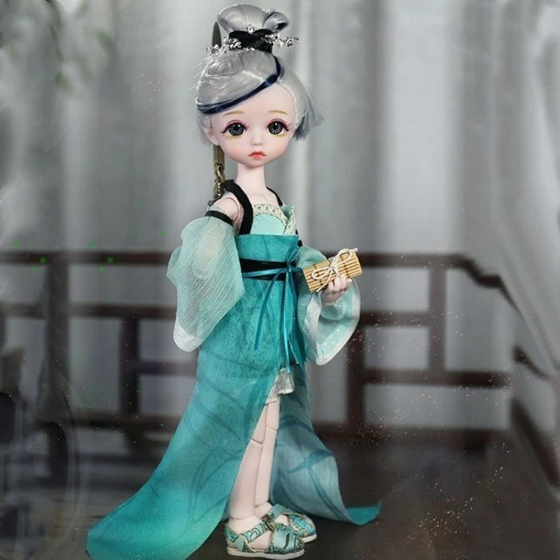 28cm Lovely Dbs 1/6 Bjd Dolls The Legend Of Qin Anime Figure Style Ball Jointed Dolls Full Set Movable Kids Fashiontoy Xmas Gift