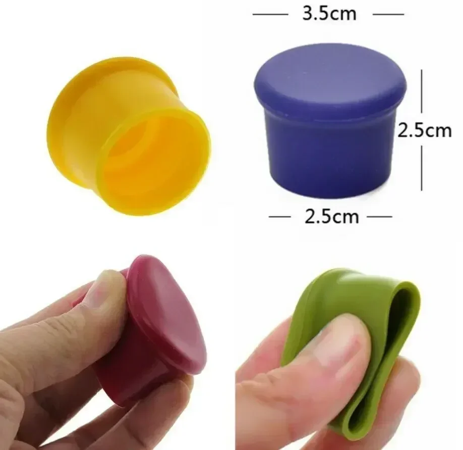 Flexible Silicone Beer Cork Cocktail Glass Bottle Stopper, Durable Bar Accessories, House Wine Bottle Cap, Seal, Food Grade, Bar