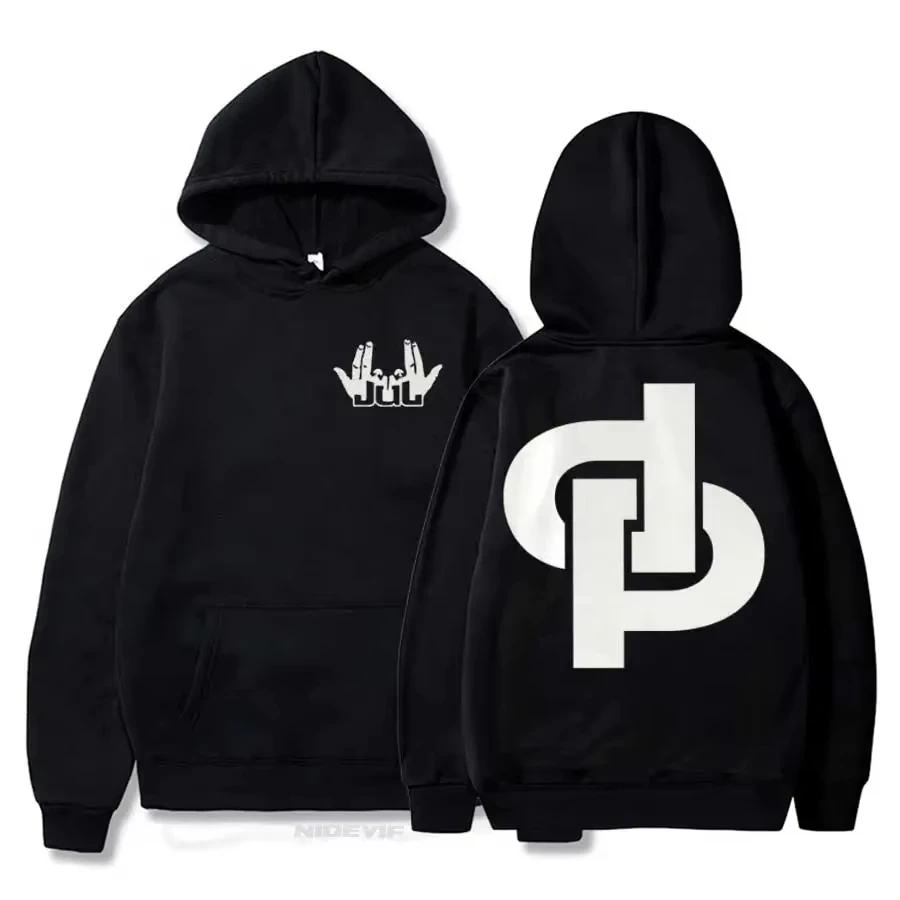 Sudadera con capucha del rapero francés Jul Tour 2026 para hombre y mujer, ropa de calle de hip hop, sudadera informal suave, To
