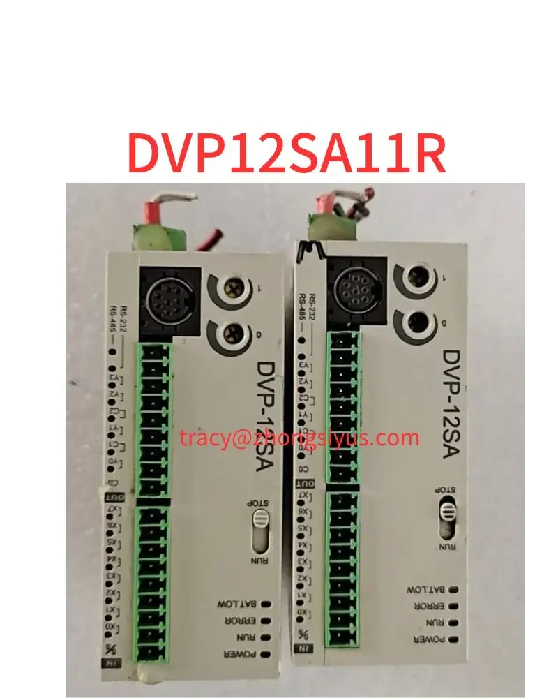 

Second-hand PLC expansion module, DVP12SA11R, normal function