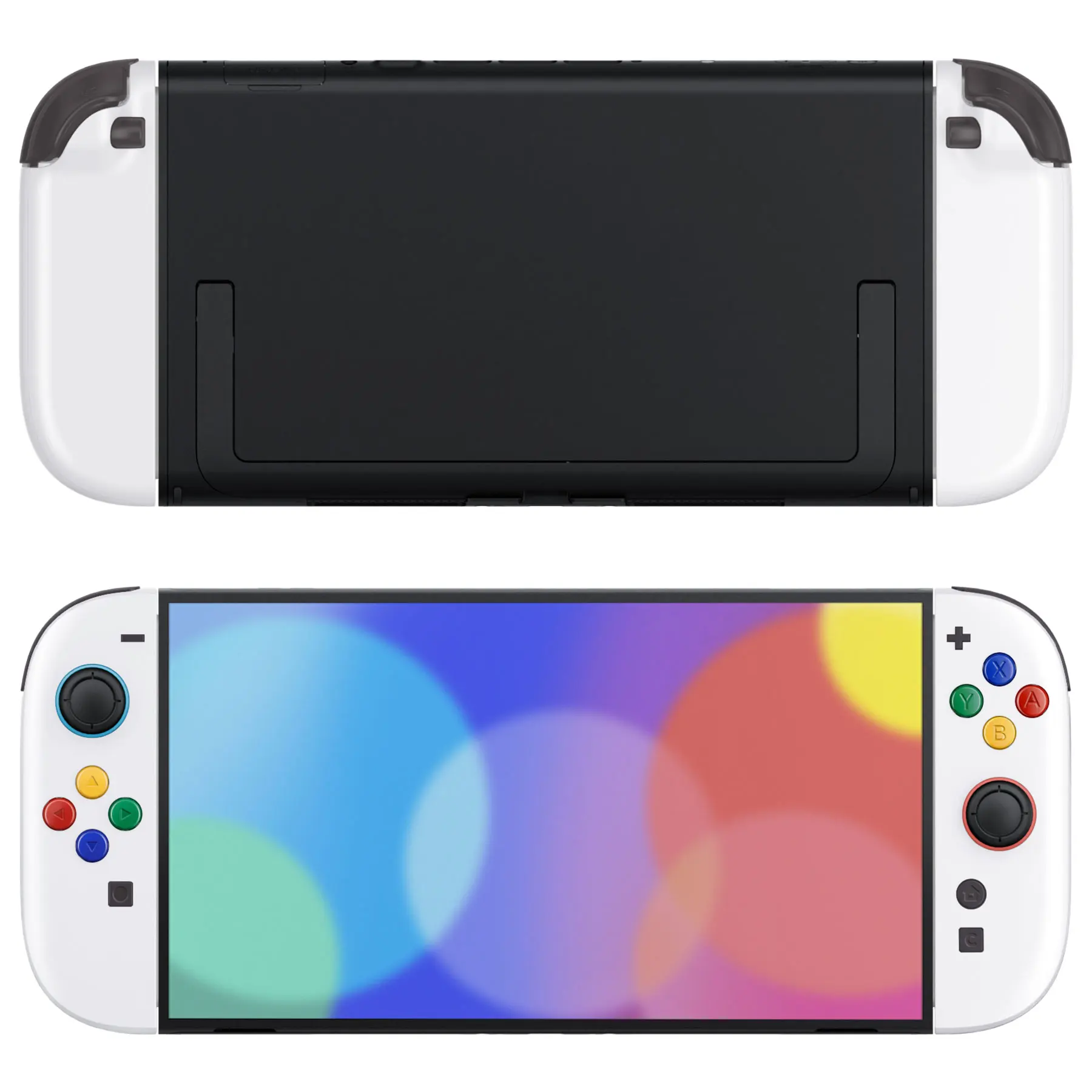 eXtremeRate Boutons de boîtier de rechange pour Joycon 2, bandes décoratives, support central et outils pour Nintendo Switch 2