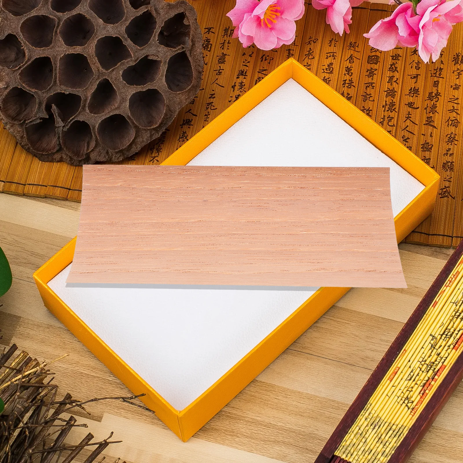 

Natural Cedar Chips for Cigar Box 10pcs Spanish Cedar Sheets Humidor Lining Wood Veneer Planks Moisture Resistant Cedar Strips