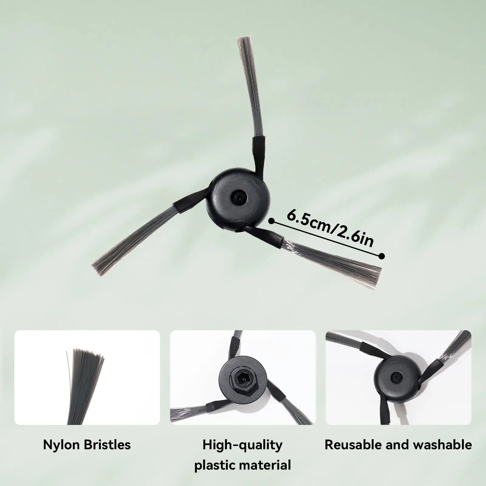 Side Brush for Dreame Vacuum Cleaner X40 Ultra, X40 Ultra Complete, X40 Master, L40 Ultra Spiral  Accessories image 3