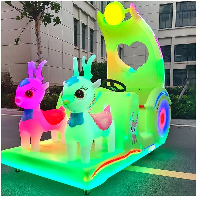 

Electric Bumper Car for Kids Outdoor Manufacturer of Amusement Equipment, Luminous Bumper Cars Kiddie Ride for Adults