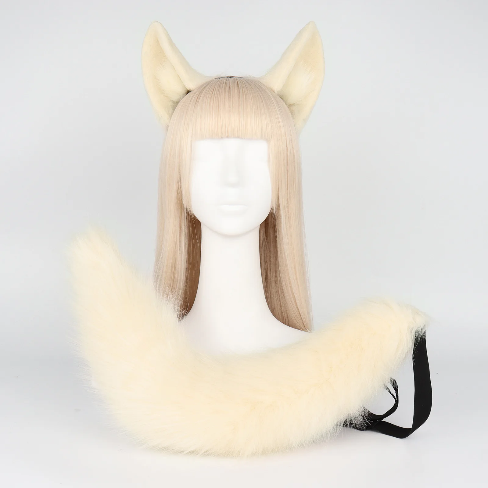 Beast Ear Beast Tail Set Cos Operator Platinum Simulation Fox Ear Headband Fox Tail Accessories Wholesale