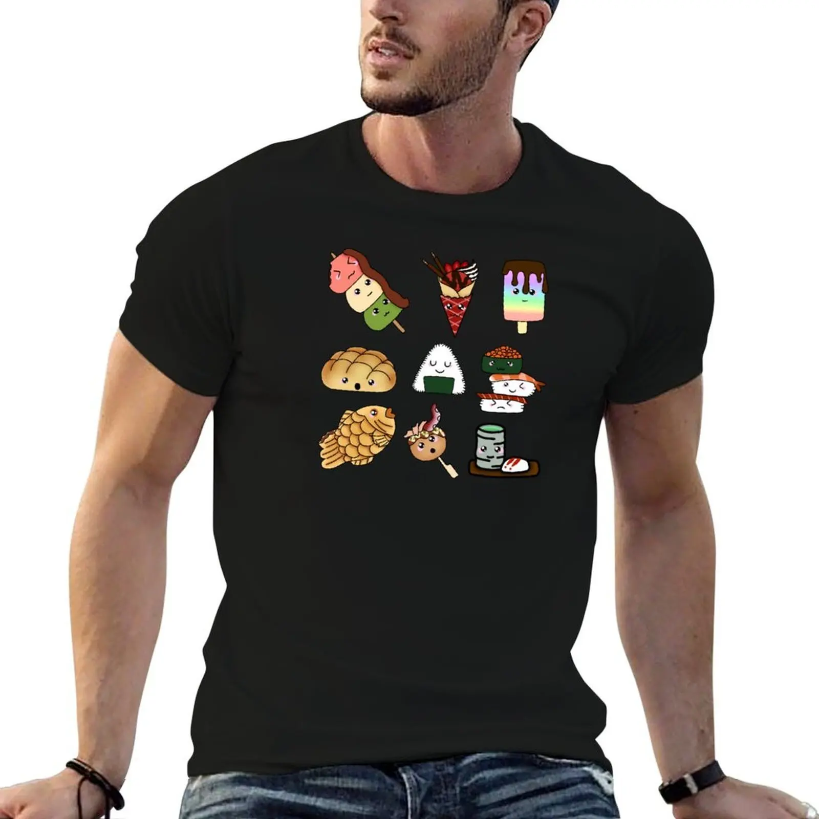Food Food Food Yummy - Japanese collection T-Shirt t shirt man luxury cotton t shirts high quality t shirt for man T-Shirt