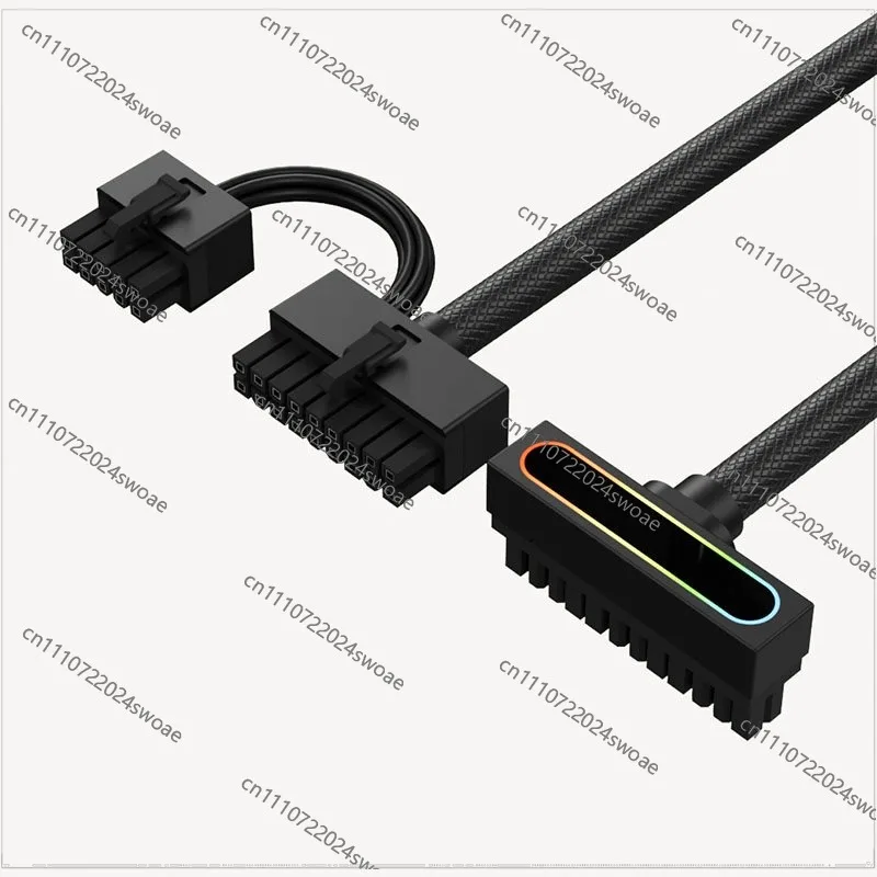 Side Out of The Main Board 24PIN90 Degree Elbow Module Line ARGB Shenguang Synchronous Aijs Line Connected Power Supply Line