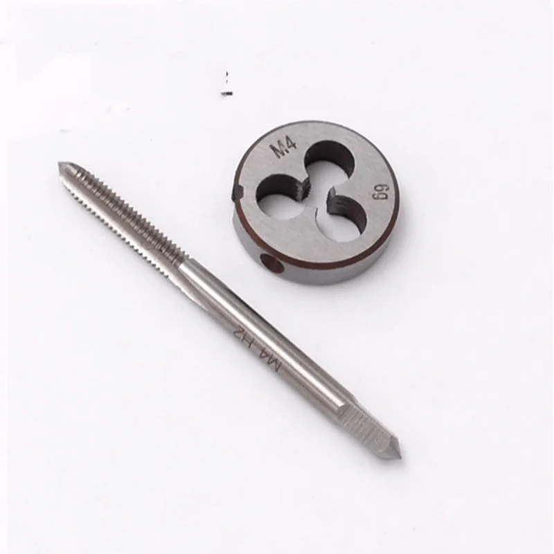 1Set HSS metric hand tap Round die M14x2 fine thread tap Round die M14x0.5 M14x0.75 M14x1 M14x1.5 M14x1.75