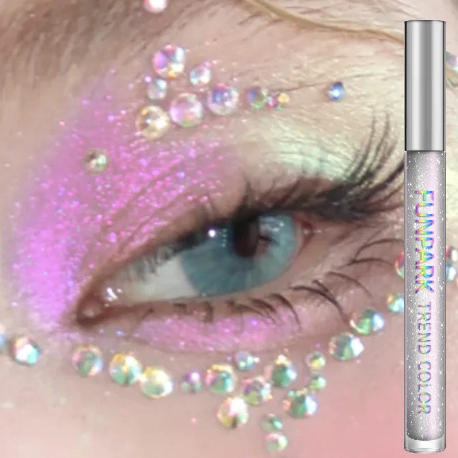 

Liquid Eyeshadow Pearlescent Shimmer Long Lasting eye shadow palette Sparkling Sequins korean makeup Cosmetics makeup glitter