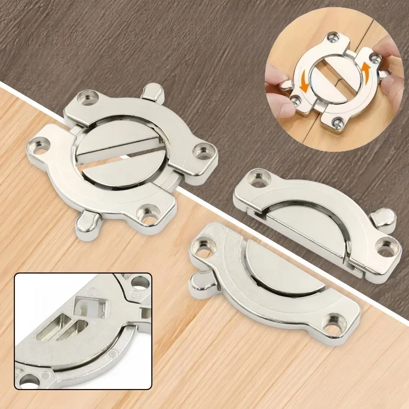 1/2pcs Tabletop Splicing Connector Table Furniture Folding Hinges Buckle Lock Desktop Combination Wood Board Splicing Fasteners