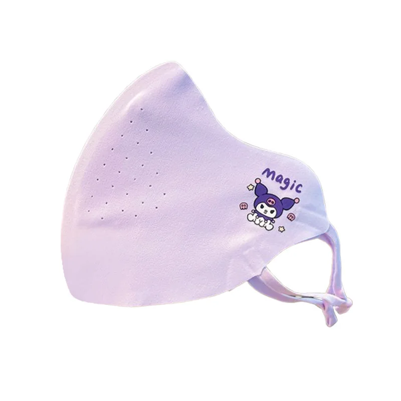 قناع Miniso للأطفال بتصميم جديد للفتيات في الصيف قابل للتنفس للأشعة فوق البنفسجية وقابل للتنفس قناع واقي من الشمس للأطفال