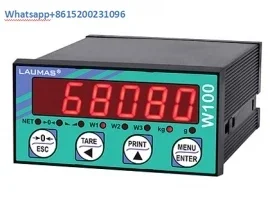 LAUMAS weighing display instruments W100, W200, W200BOX, WDOS, WDESK, WINOX