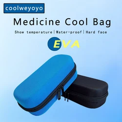 Medical Cooler Travel Pocket Packs Pouch Drug Freezer Box For Diabetes EVA Insulin Pen Case Cooling Storage With Three gel