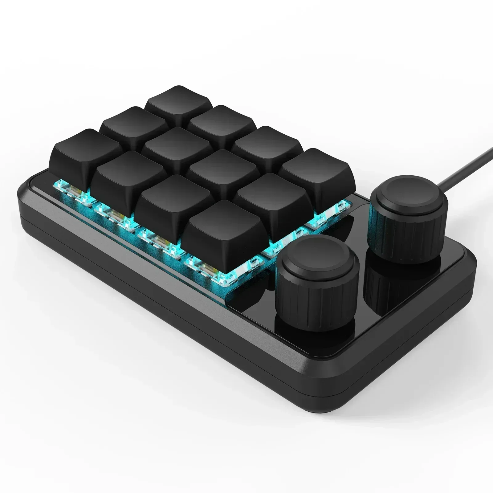2.4G Wireless Macropad Macro Mechanical Keyboard Custom RGB Mini 2 Knob 12 Keys Programmable Switch DIY Hot Swap Designer Office image 3