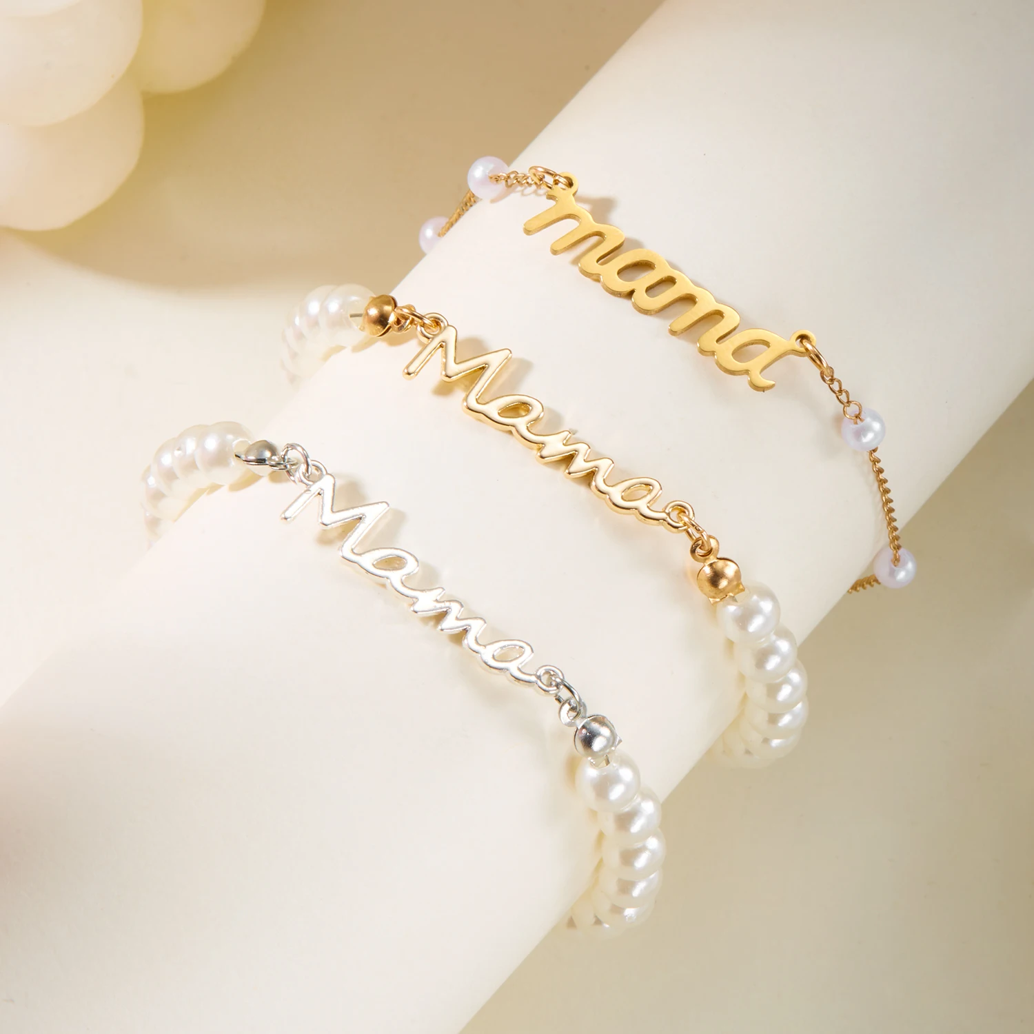 Letter Mama Pendant Necklace for Mom - Fashion Clavicle Chain