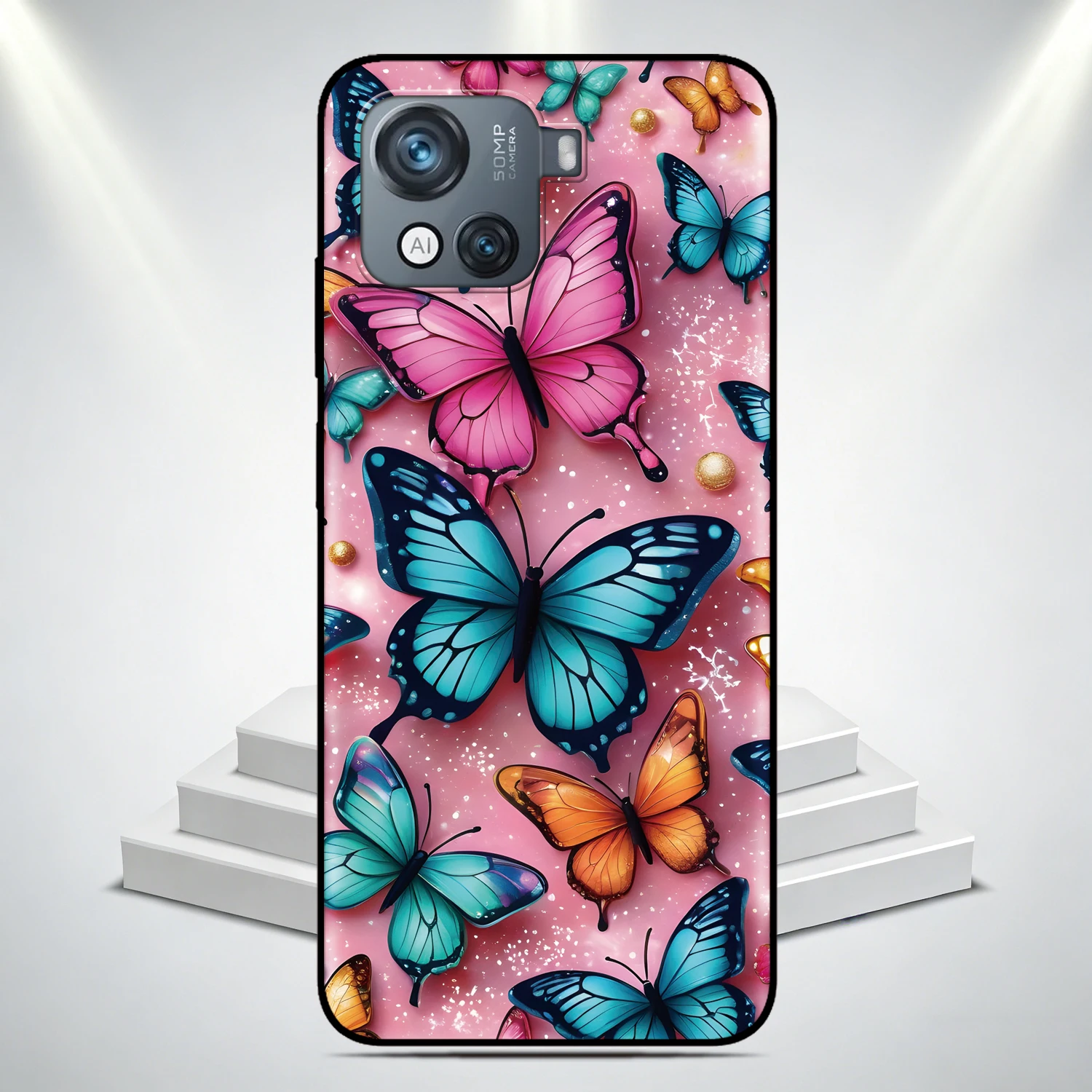 Butterfly Fairy Phone Case For ASUS Zenfone 10 9 8 Flip 5z ROG Phone 2 3 5 5s 6 7 Pro ZS630KL ZS661KS Custom Image Back Cover - view 6