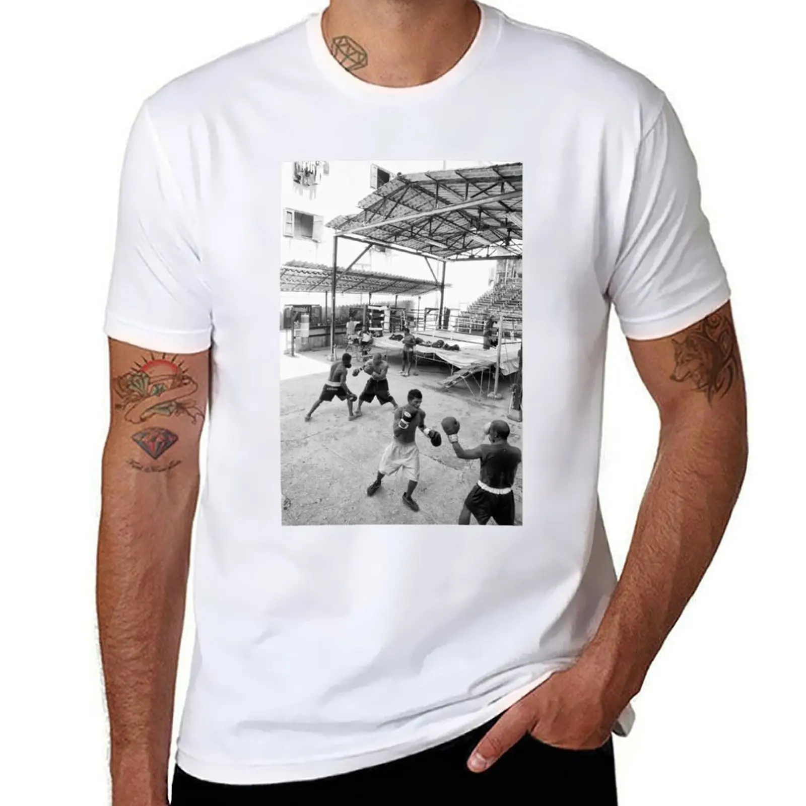 

Футболка Box Camp в стиле Хаваны, забавные футболки, хлопковые футболки для мужчин, мужские футболки из хлопка, футболка для мужчин