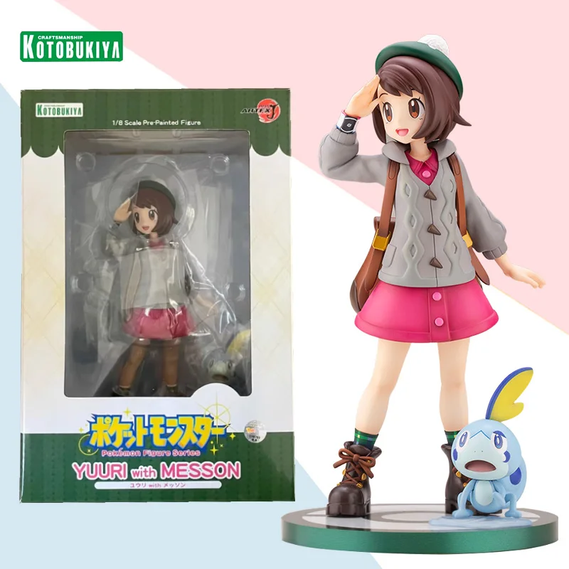 

Kotobukiya Original ARTFX J YUURI with MESSON Pokemon 1/8 Anime Doll Model Toy Ornament Collection Surprise Gift for Friends