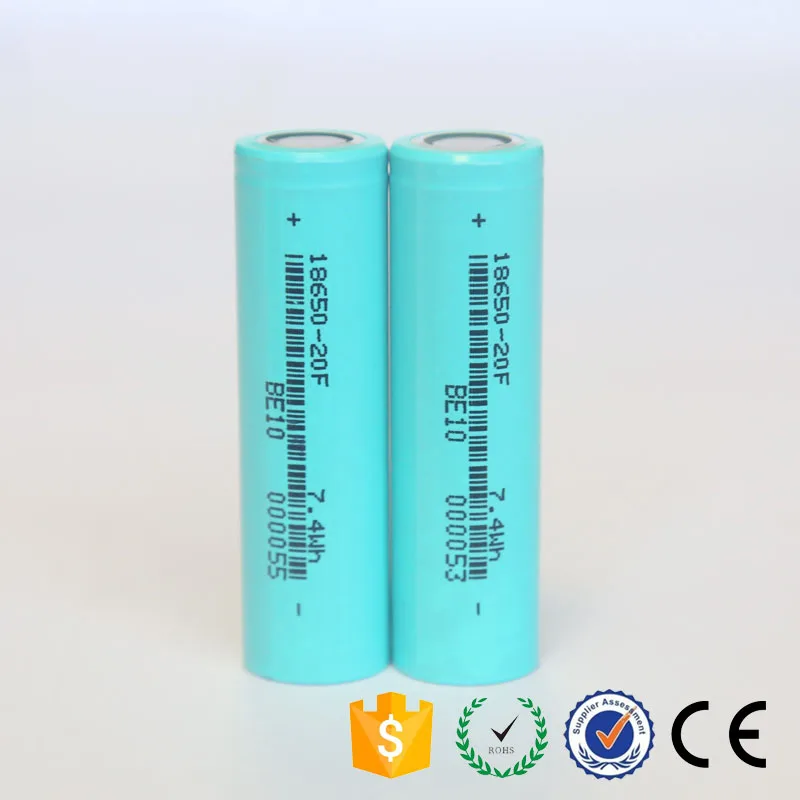 Lifepo4 18650 akumulator 3.2v 2000 mah li ion 2000 mah akumulator akumulator litowo-żelazowo-fosforanowy