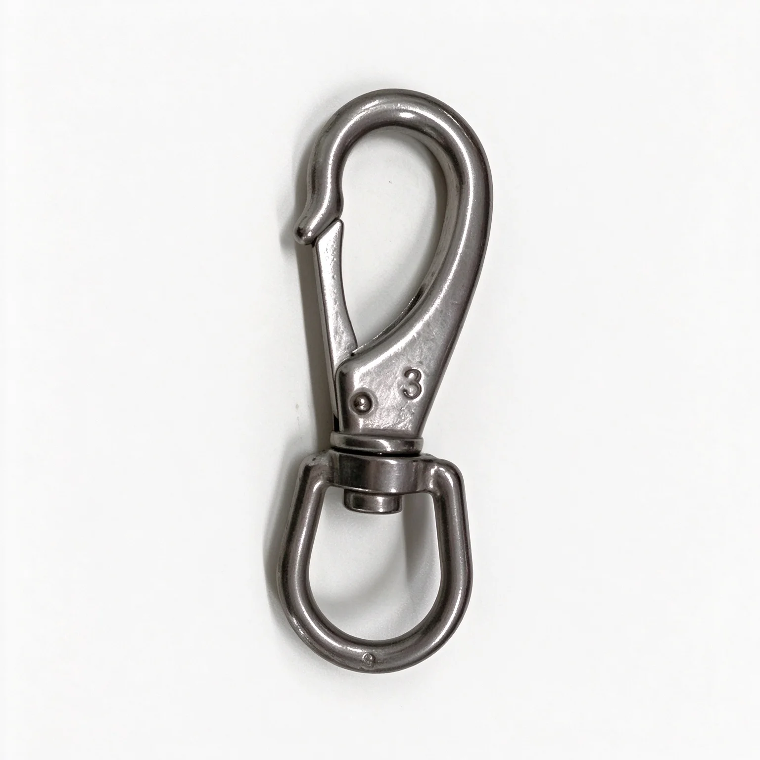 Stainless Steel 304 Universal Hook, Chain Buckle, Key Chain, Spring Hook, Rotating Ring Dog Buckle, Universal Buckle Boat Part