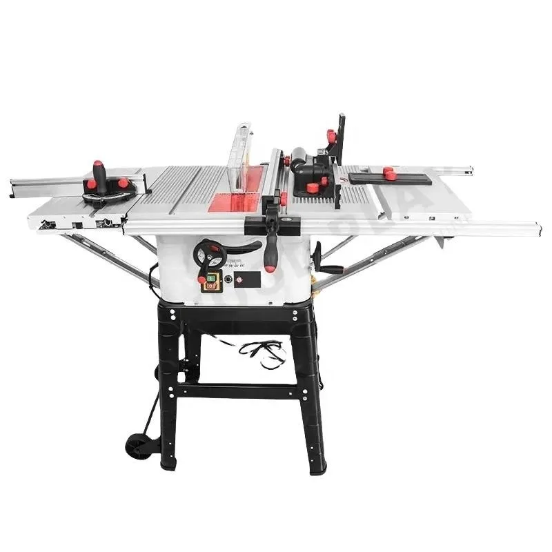 1800W10-inch Power Woodworking Machinery Multifunctional Woodworking Small Precision Slide Table Saw Panel Saw