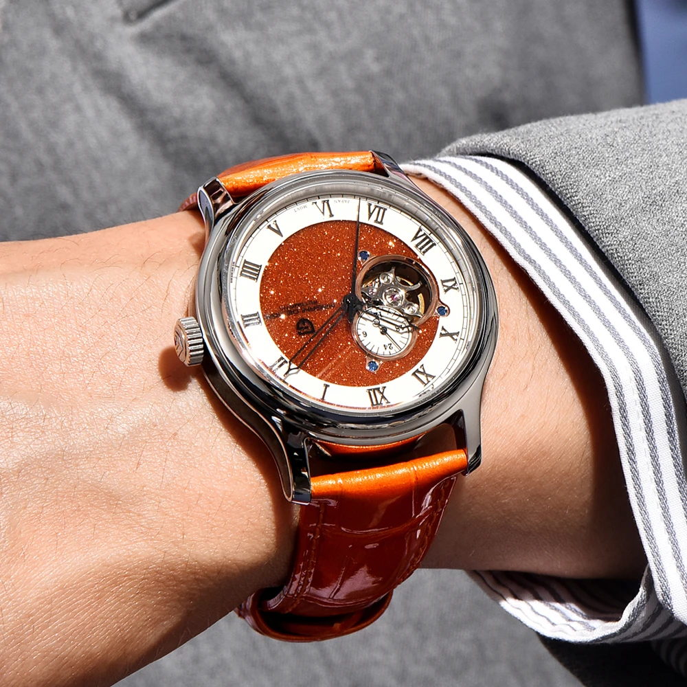 2025 New PAGANI DESIGN Starry sky Mechanical Watches Sapphire Mirror Automatic Watch For Men Men's Gifts Waterproof 100M Watch