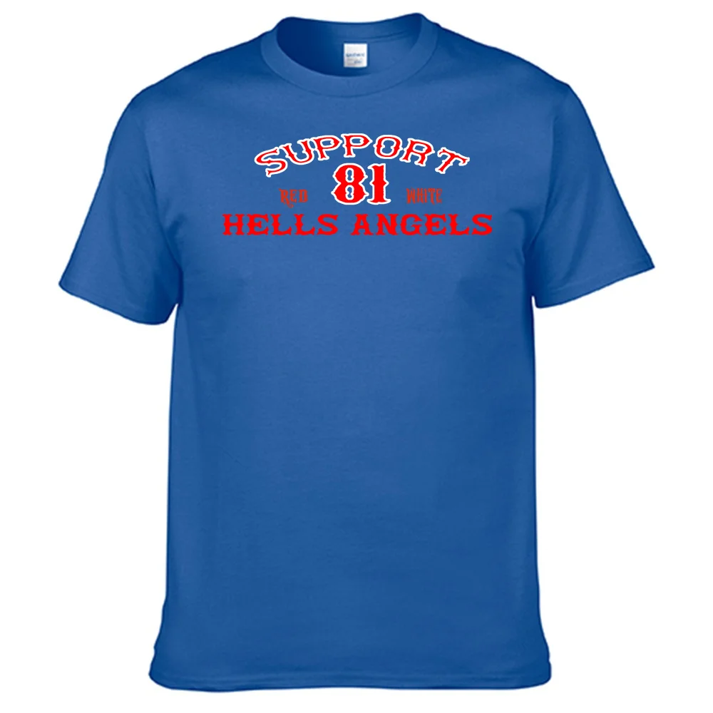 Support 81 Hells Angels Shirt 100% Cotton Shirt N04