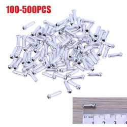 100-500pcs MTB Bike Bicycle Brake Shifter Aluminum Inner Cable Tips Crimps Cycle Cycling Parts Derailleur Shift Cables End Caps