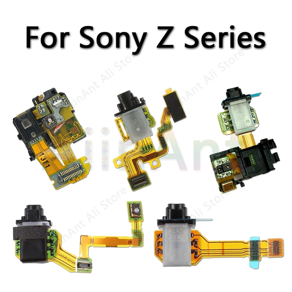 For Sony Xperia Z Z1 Z2 Z3 Z4 Z5 Compact Premium Plus Audio Headphone Earphone Headset Phone Jack Proximity Sensor Flex Cable