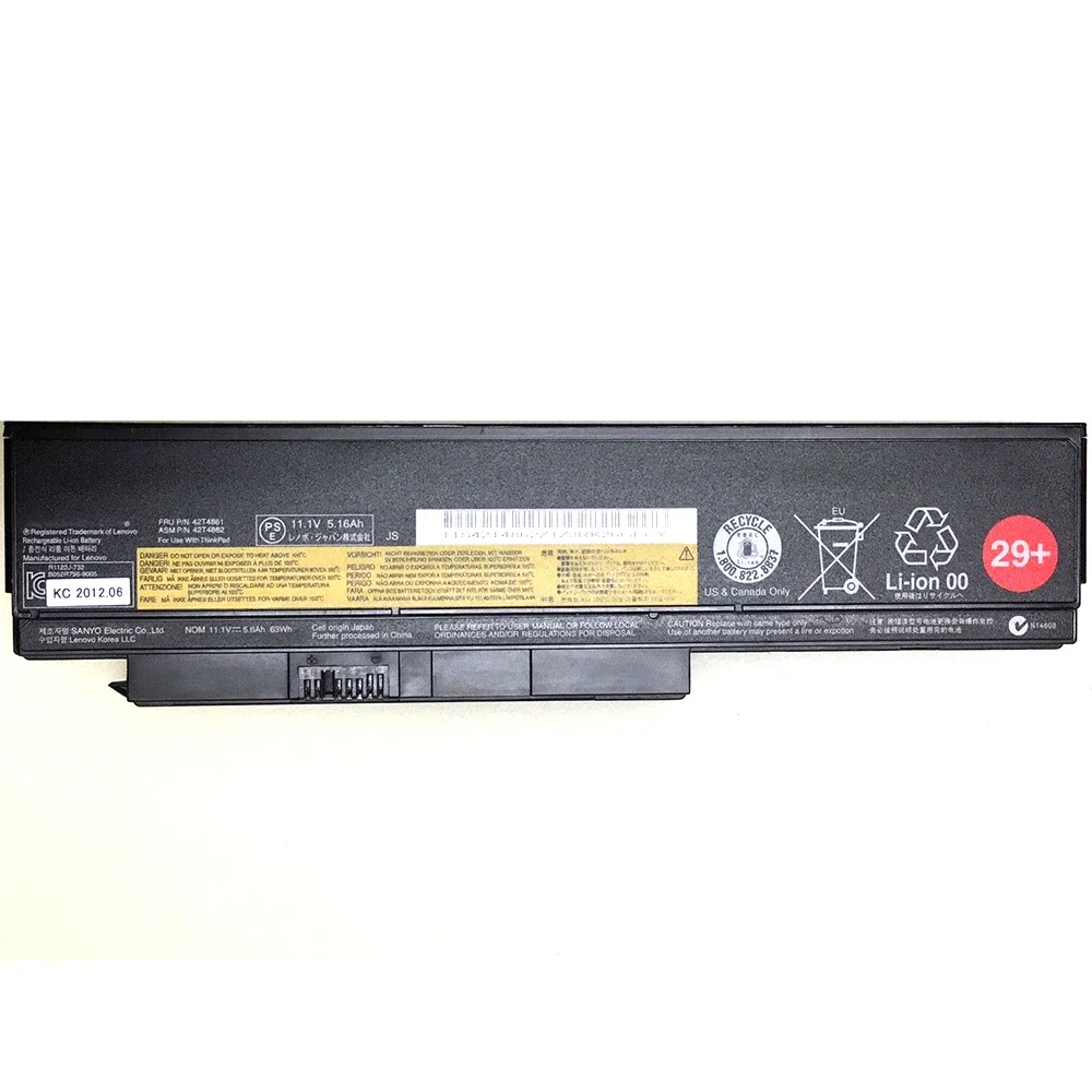 Brand New Original 29+/29++ 10.8V/11.1V 57Wh/97Wh Laptop Battery for Lenovo Thinkpad X220 X220I X220S 42T4899 42T4900 42T4942