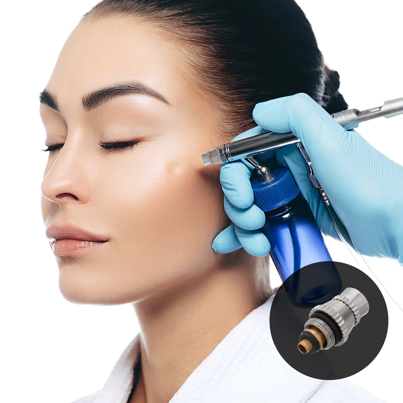 

Beauty Oxygen Injector Sprayer Nozzles High Pressure Atomization Facial Machine Accessories Portable Skin Care Water Oxygen