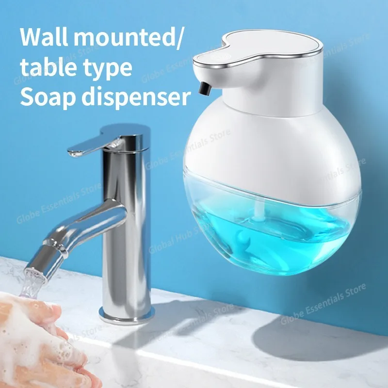 Smart Automatic Soap Foam Dispenser and Gel Bathroom Washing Hand Liquid Detergent Machine Wall Panels Mounted USB Rechargeable