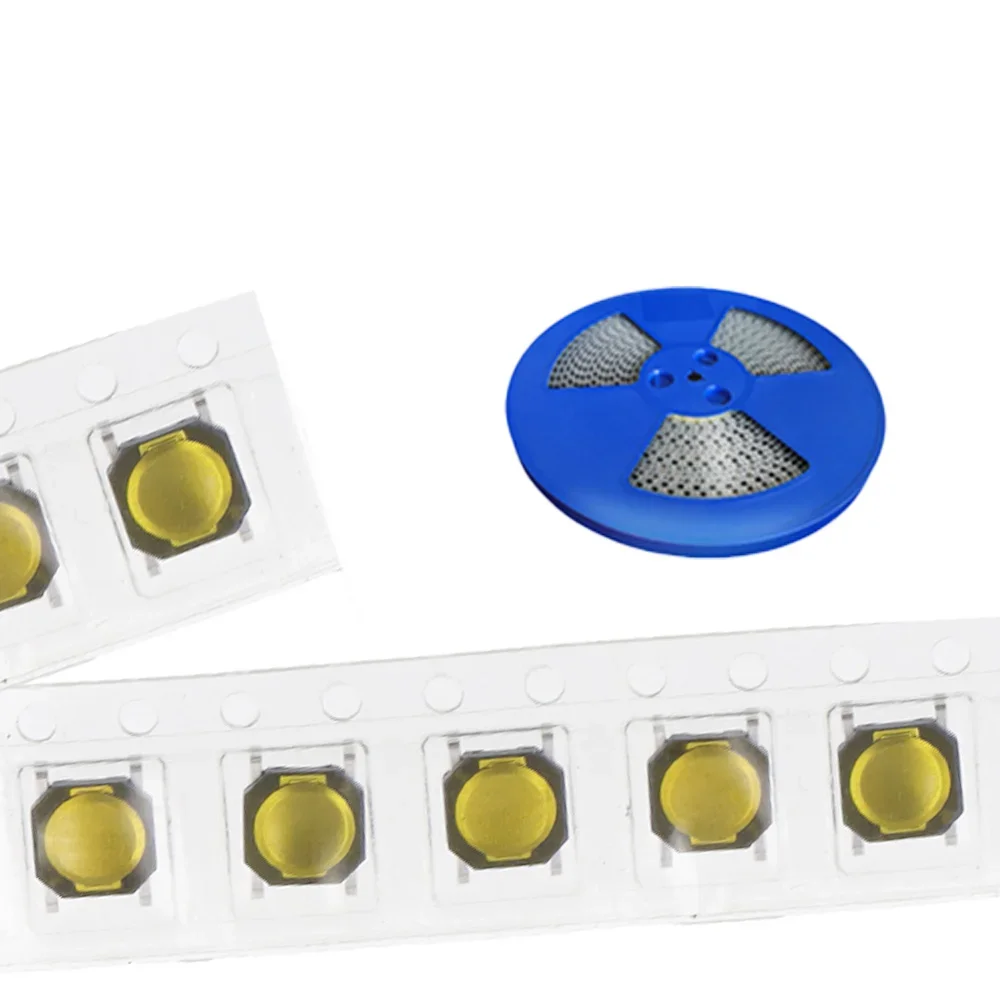 100PCS DC12V 50Ma Membrane 4X4x 0.8MM 4X4X0.8Mm Tactile Push Button Tact 4 Pin 4*4*0.8Mm Micro Switch SMD