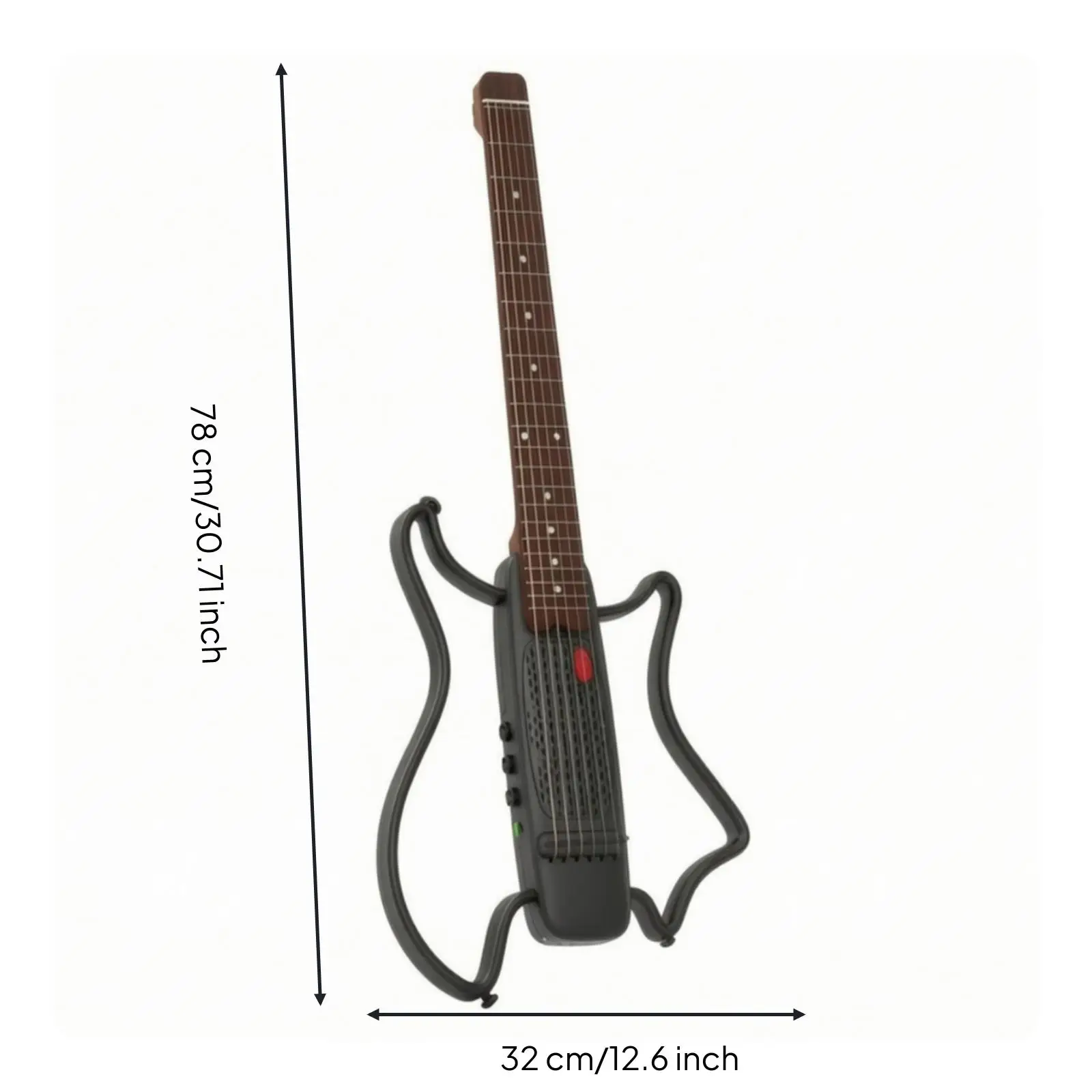 Smart Guitar with Speaker Six Strings Electronic Instrument for Adults Casual Gigs Travel Use Portable Music Player