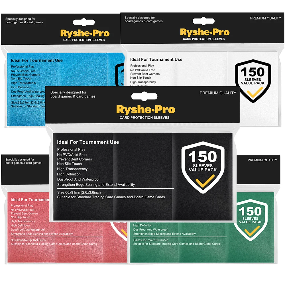 

750Pcs Matte Card Sleeves 2.6"x3.6" Protectors Compatible with Trading Cards Standard Size for MTG TCG Baseball Card Sport Cards