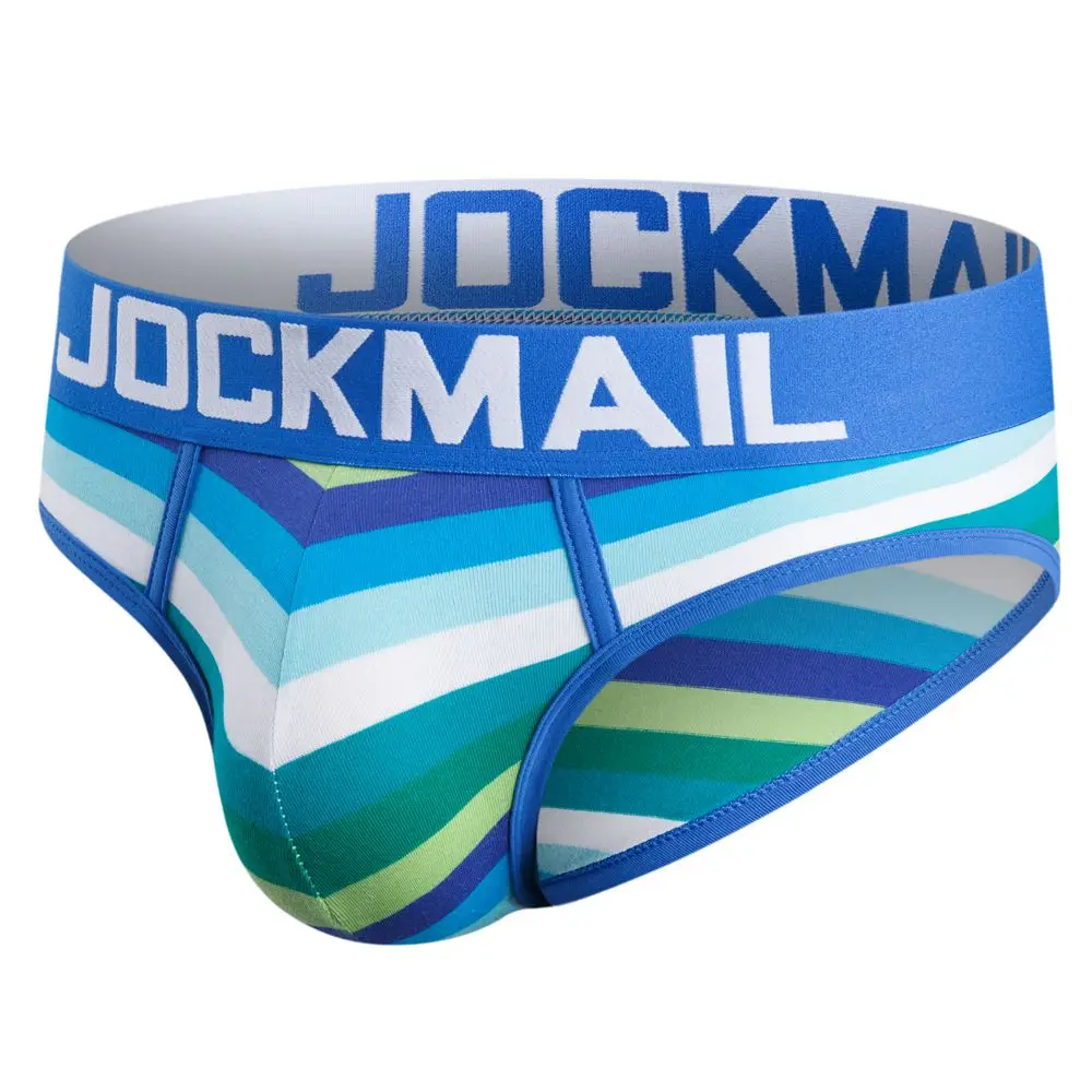 JOCKMAIL Bikini Brief Men Sexy Underwear Cotton Cuecas Masculinas Gay underpants Calzoncillo Hombre Slips Male Panties Jockstrap