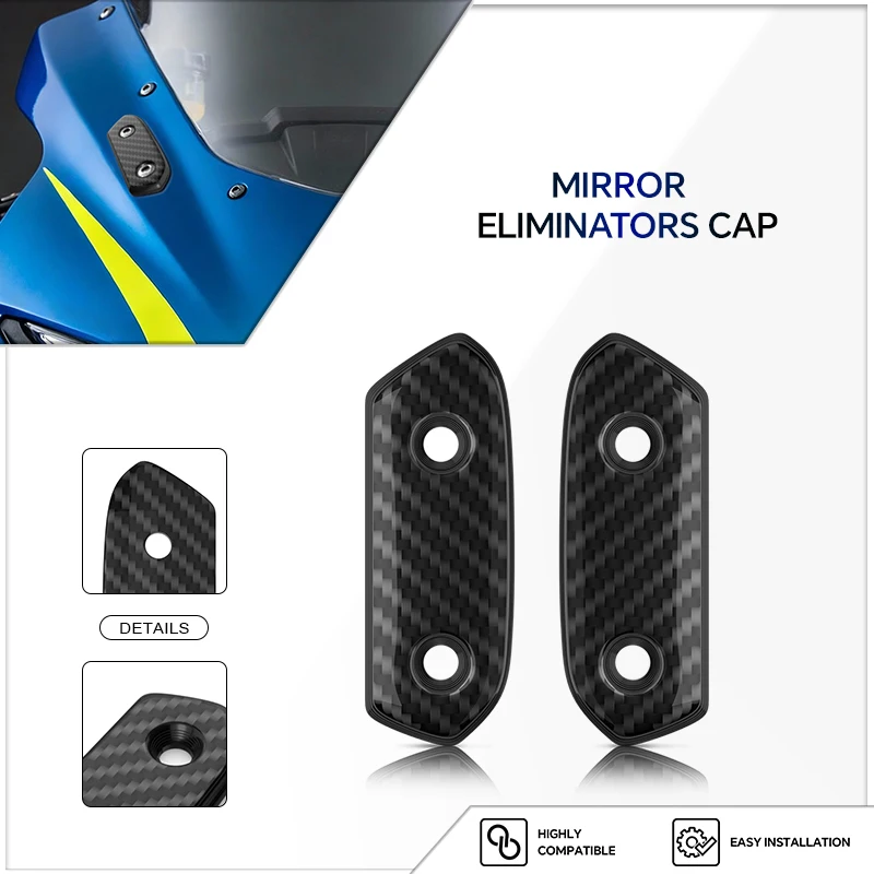 

Крышка зеркала заднего вида gsxr для мотоциклов GSXR600 GSXR750 GSXR1000 2015-2016, GSXR1000 2017-2026, 100% карбон, накладка на зеркало