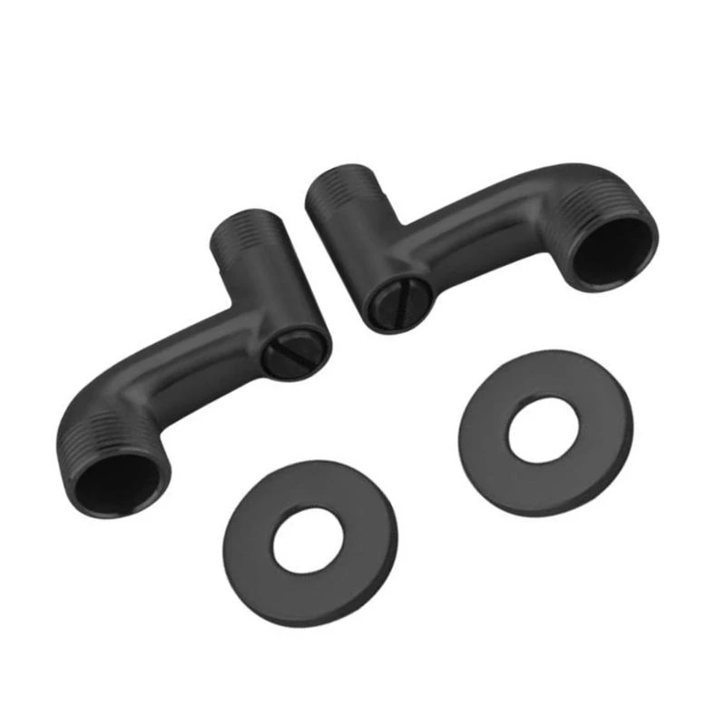 M3GA Shower Pipe Bend Connector Shower Faucet Curved Foot Valves Fittings