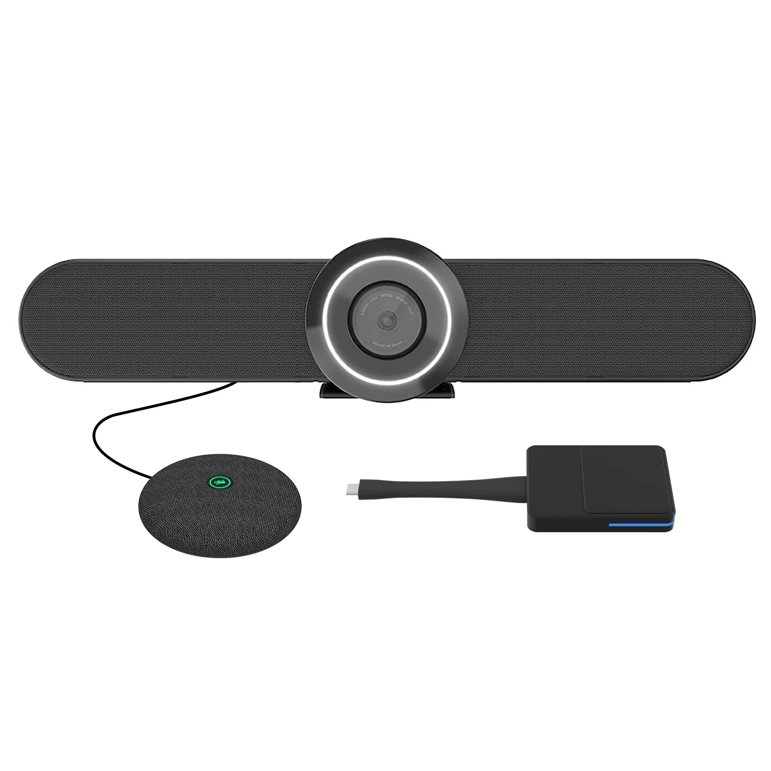 

Smart Conference Room Kit: 4K Camera With Wireless BYOM Sharing Noise Cancellation Speakerphone And Table Microphone