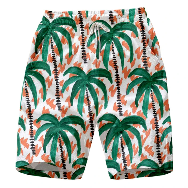 Beach Shorts Swimwear Tropical 2024 Summer Casual Men's Drawstring Swim Shorts 3D Printed Shorts Pool Party Shorts Vacation Wear