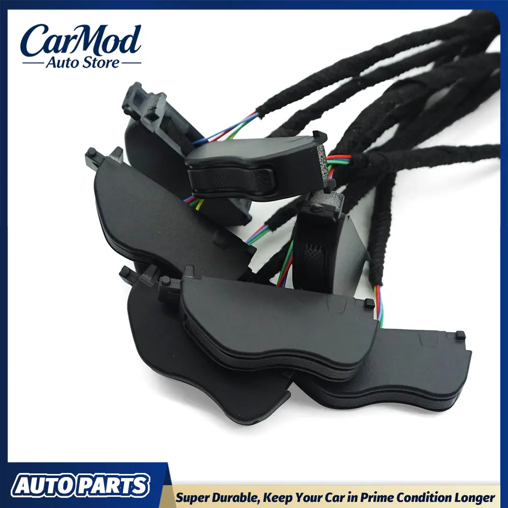 Car Cup Holder Ambient Light For Audi A6 C8 S-Line LED Interior Atmosphere Lamp Decoration Auto Accessories