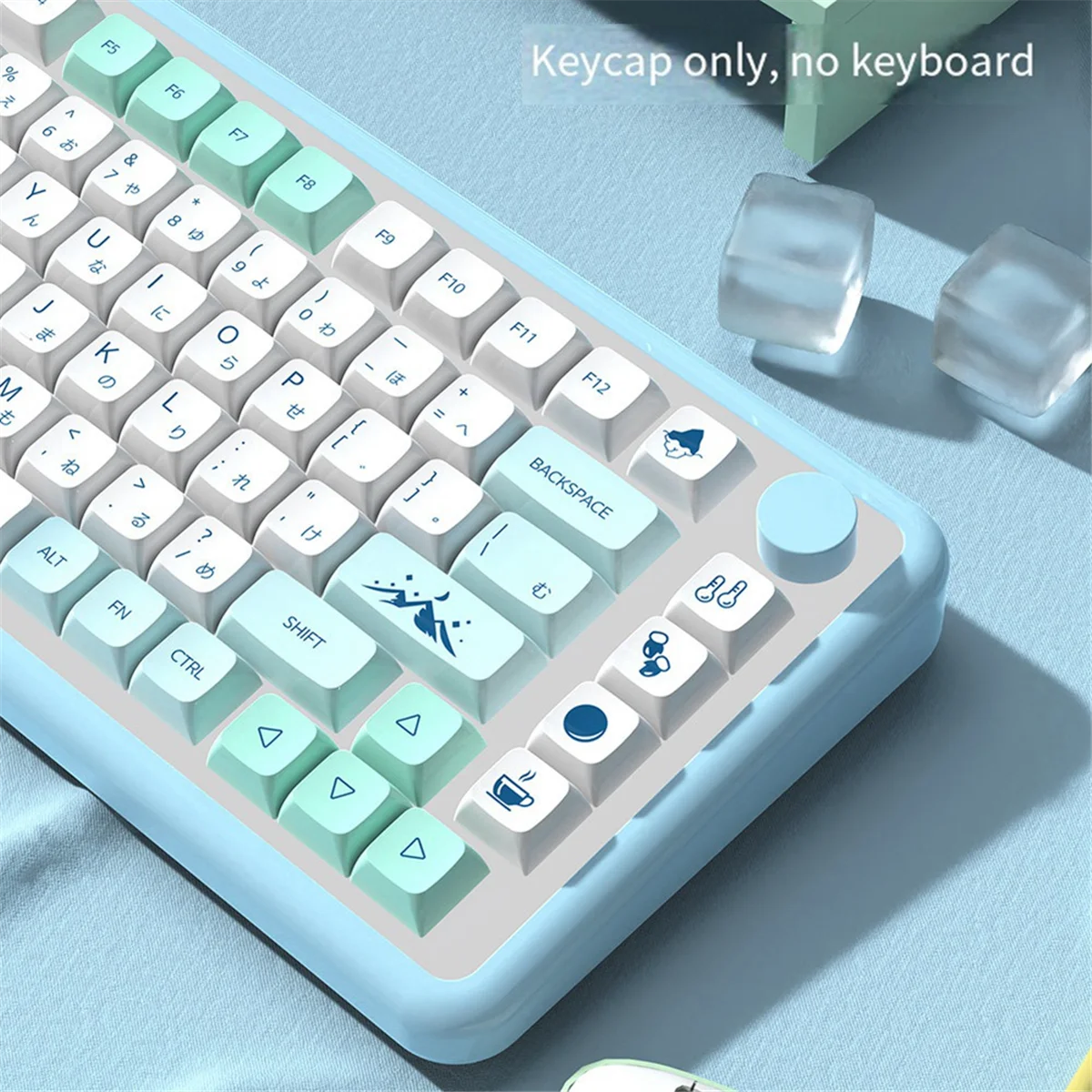 PBT XDA Full Keycaps Set, Teclado mecânico, 139 teclas