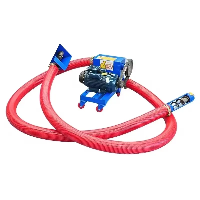 Medium drive large hose grain suction machine improves grain transportation efficiency