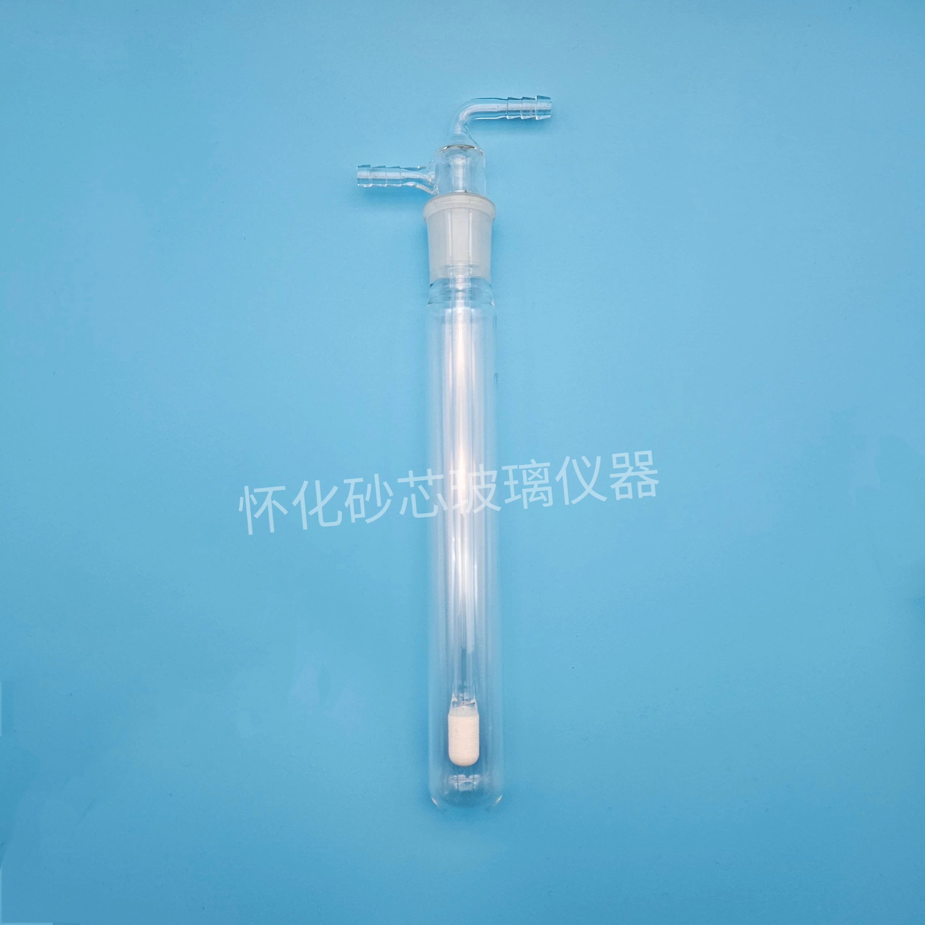 High borosilicate glass bubbler, split bubbler, cold hydrazine with grinding port, sand core gas cylinder washing.