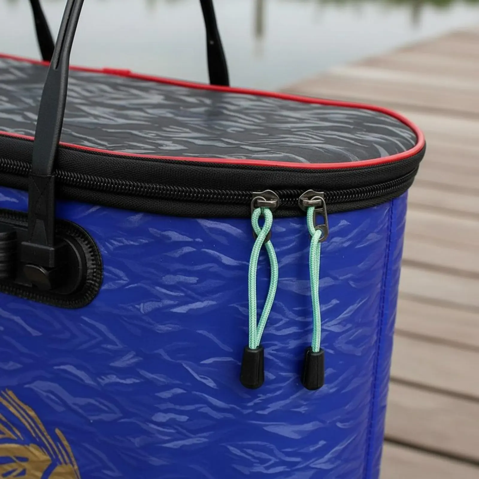 

Foldable Survival Catch Container Sturdy Duty Foldable Fishing Container Foldable Catch Container Leakproof Foam Fishing Tackle