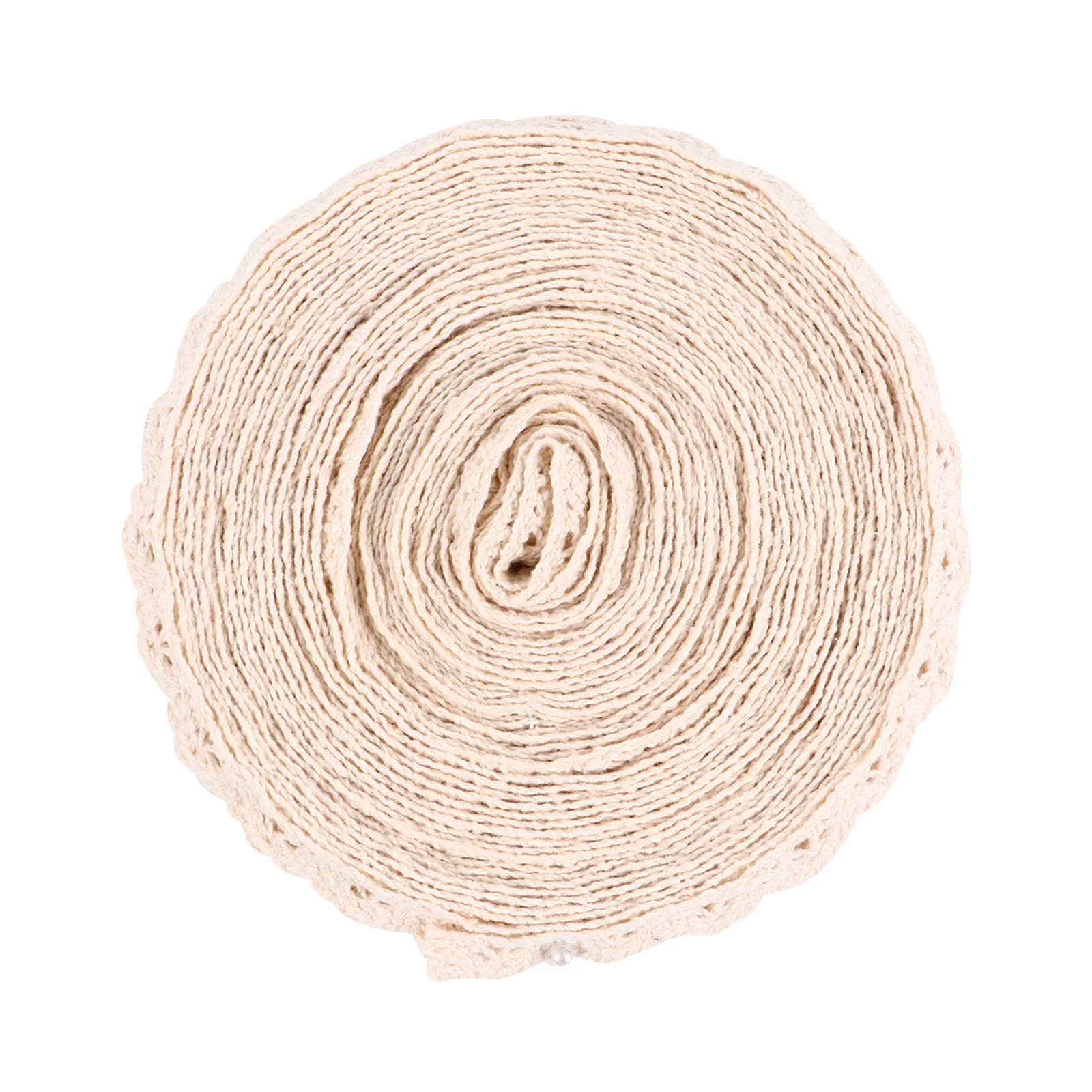 

1 Roll Cotton Lace Ribbon Floral Embroidery Lace Trim Roll for Sewing Craft Clothing Decoration Sofa Cushion DIY