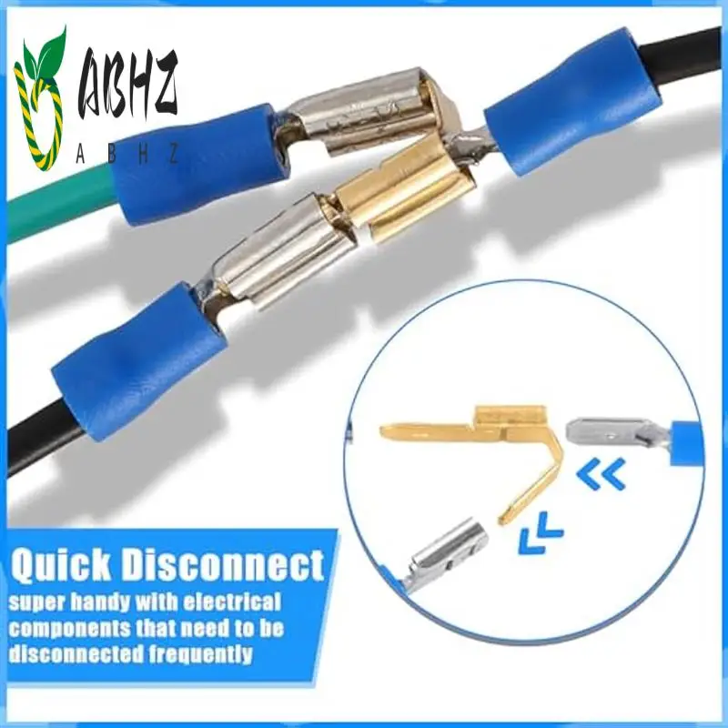 

ABHZ-100 шт. лопаточные разъемы Piggyback, 3-контактный адаптер, двойные клеммы «папа-мама», набор обжимных клемм