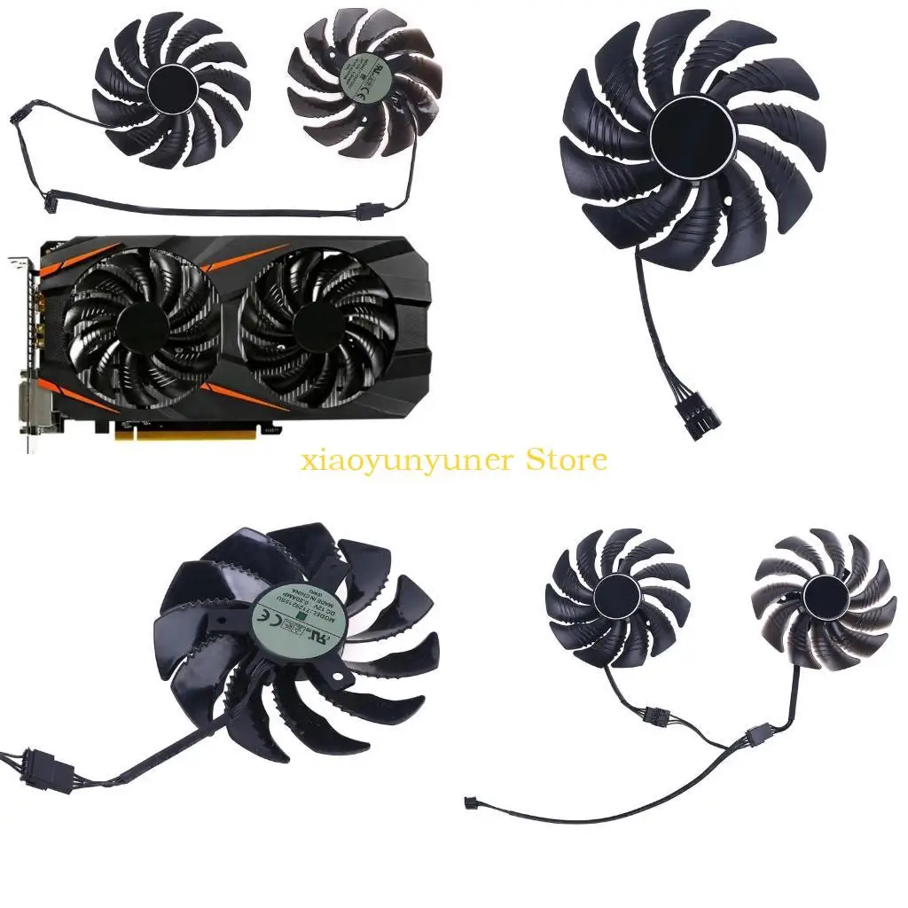 

P9JB 1/2PCS 88 мм T129215SU 4PIN COOLER FAN для GIGABYTE GEFORCE GTX1060 1650 1070 1050TI.