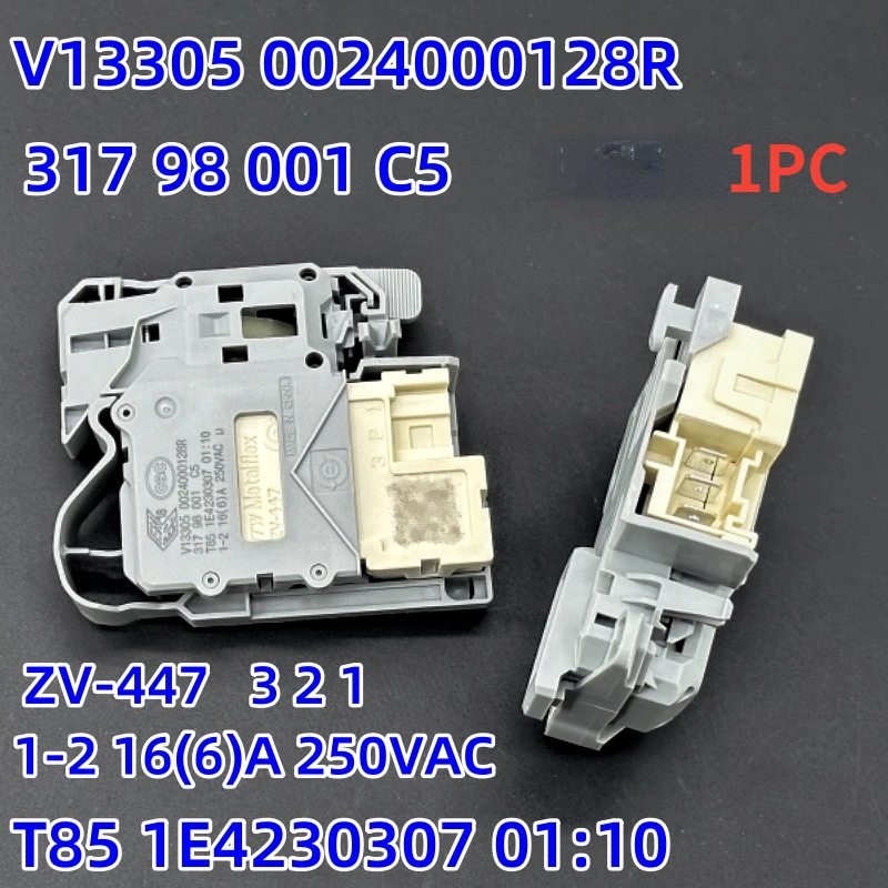 1PC for Haier Drum Washer Door Switch Electromagnetic Door Lock Micro Delay Door Lock V13305 0024000128R