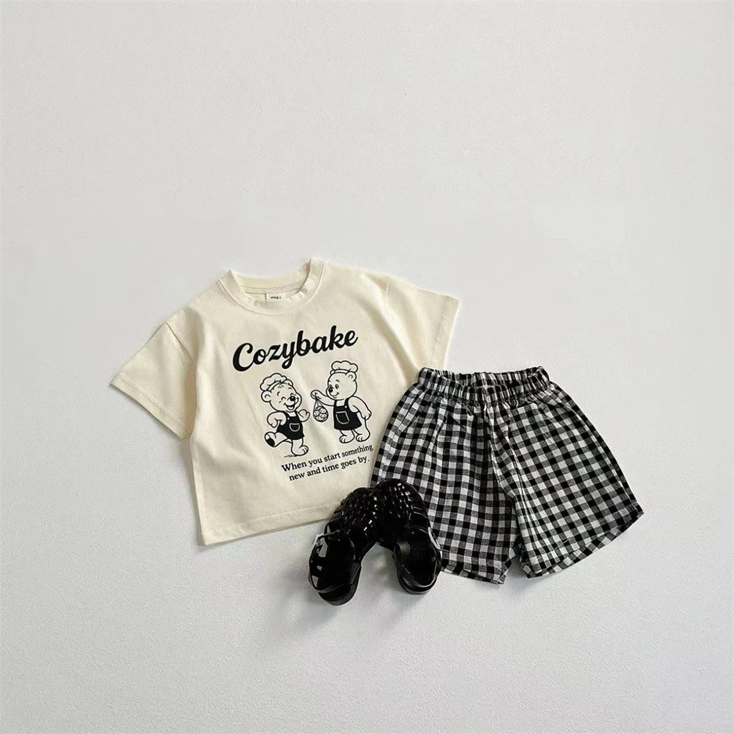 Cartoon T-Shirts+Shorts Zweite – Baby Clothing Designer Bewertung und Preis